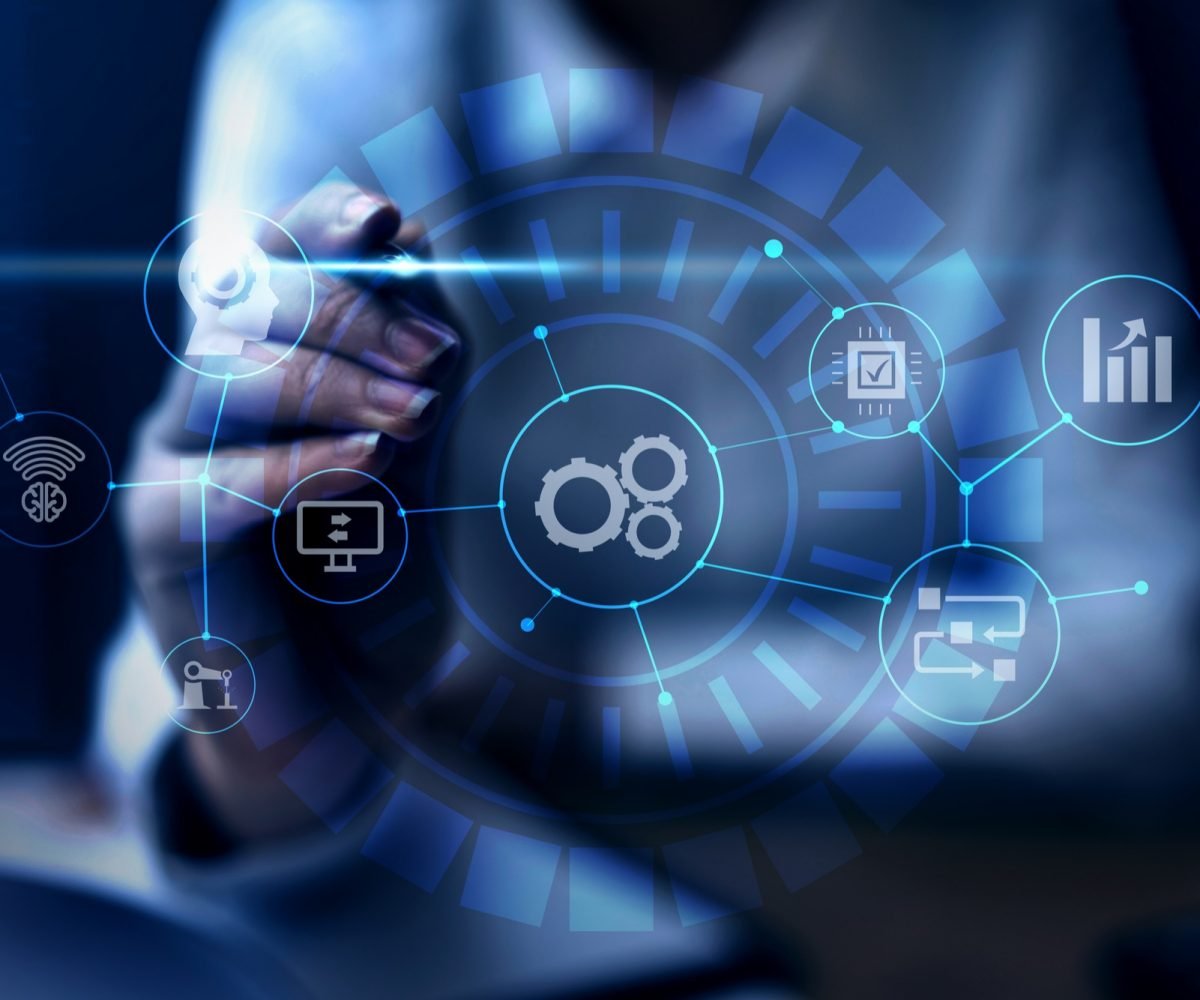 rpa-concept-with-blurry-hand-touching-screen